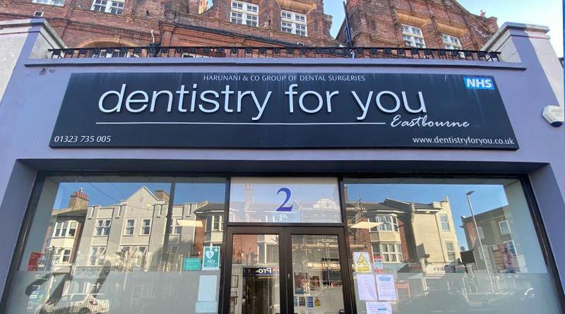 Eastbourne dental clinic entrance