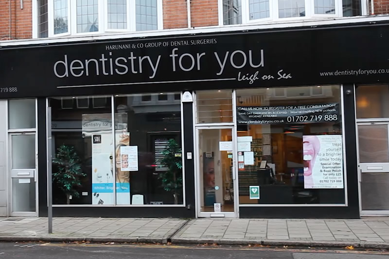 Leigh primary dental care entrance