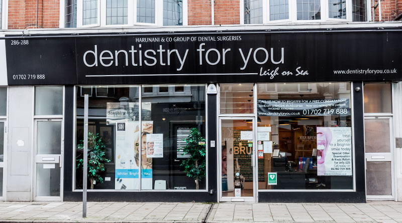 Leigh road dental care entrance